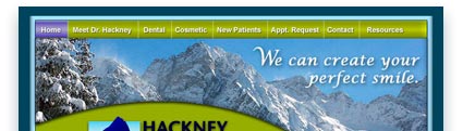 Hackney Family Dentistry Design Sample
